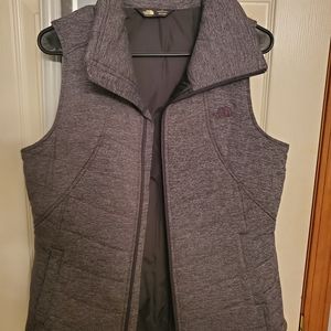 North face grey vest large